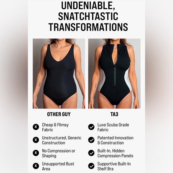 TA3 Sleeveless Surfy Black and White Women's One Piece Swimsuit 🔥🔥🔥 - Picture 3 of 13